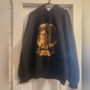 Black Graphic Hoodie
